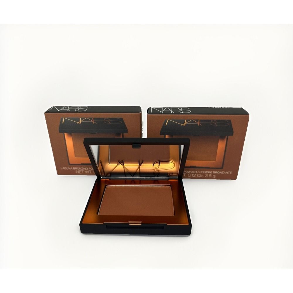 NIB 2 Lot Nars Bronzing Powder Laguna 06 Mini 0.12 Oz Travel Size Bundle